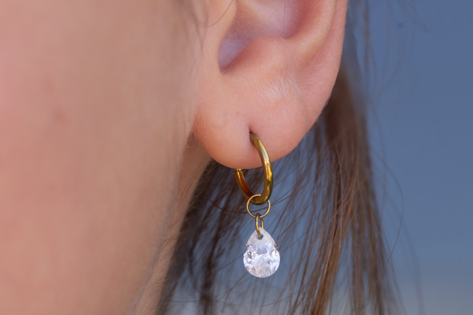 Lobe Gold Hoop